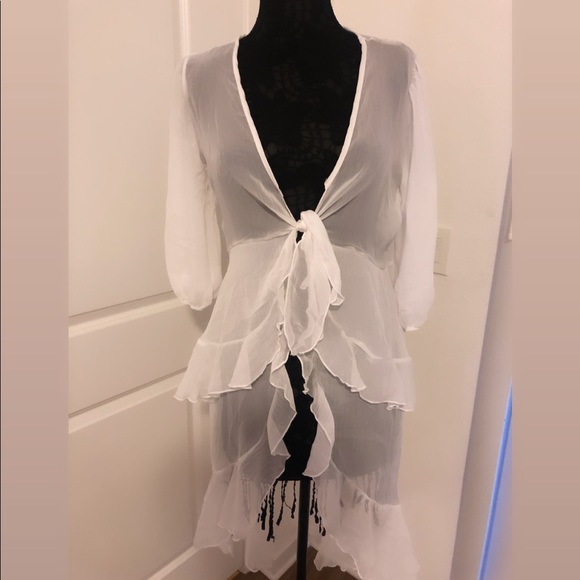 FASHIONOVA Sheer overlay top - Picture 2 of 5